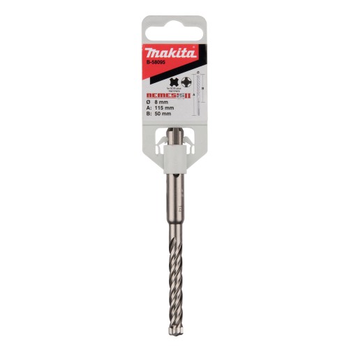B-58095 Broca para SDS-PLUS, Nemesis II, 8 x 115 mm