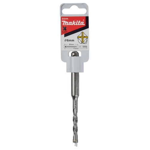B-62496 Broca TCT  6 x 50 / 110 mm, para SDS-PLUS
