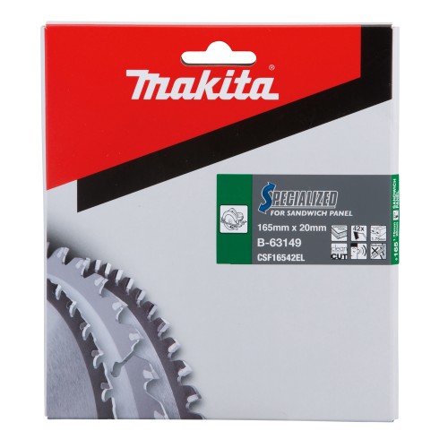 B-63149 Disco sierra circular , Specialized T.C.T, 165 x 20 mm, 42 D