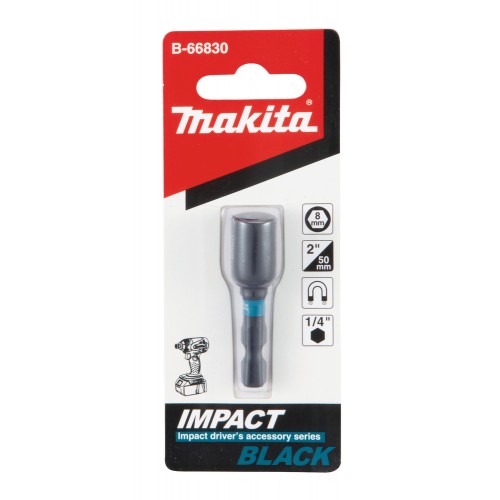 B-66830 Llave de vaso magnética, 1/4", 8 x 50 mm