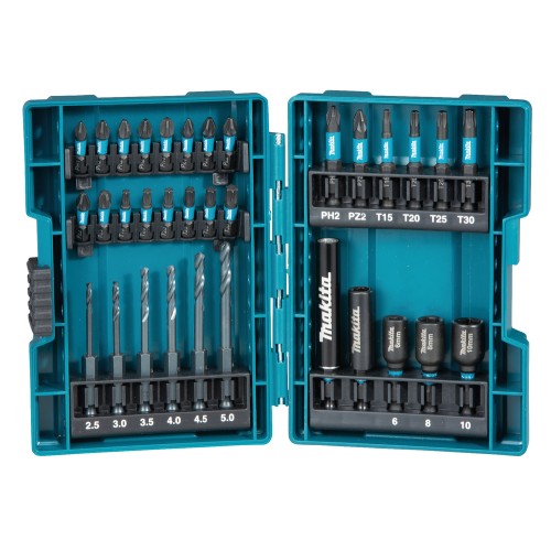 B-66896 Estuche de brocas y puntas Impact Black, 33 pcs