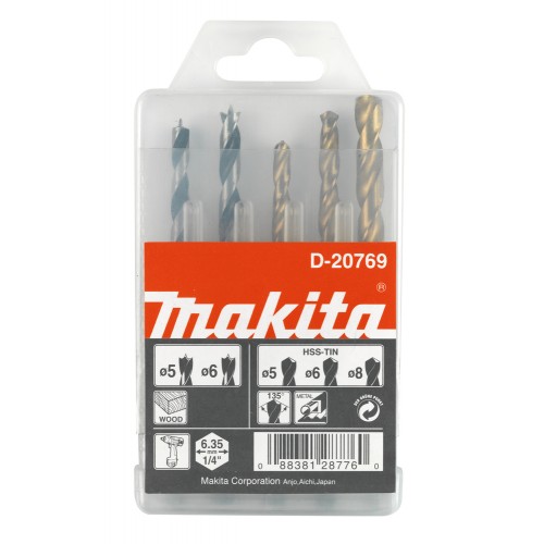Kits de brocas para madera, metal y mampostería