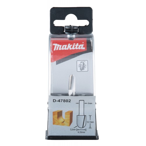 D-09400 Fresa de media caña 6 x 8 x 4 mm