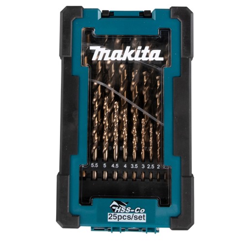 D-67577 Estuche de brocas HSS-Co, 25 pcs