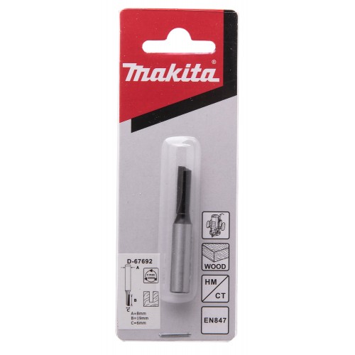 D-67692 Fresa recta 1 filos, 6 mm