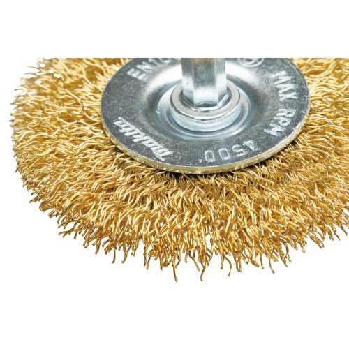 D-73673 Cepillo oblicuo latonado para taladro, 63 mm, 0,3 mm, 1/4
