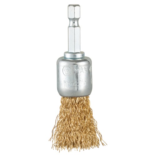 D-73710 Cepillo de acabado latonado para taladro, 19 mm, 0,3 mm, 1/4"