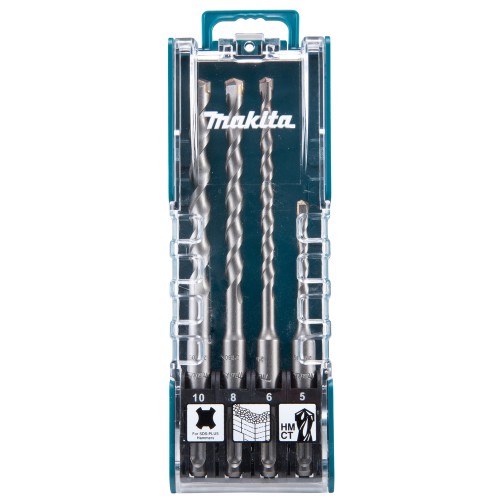 D-74136 Estuche de brocas T.C.T, para SDS-PLUS, 4 pcs