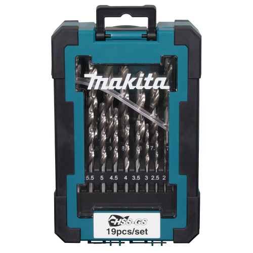 D-78352 Estuche brocas HSS-GS, 19 pcs