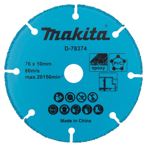 D-78374 Disco de corte PVC 76 x 1,75 mm