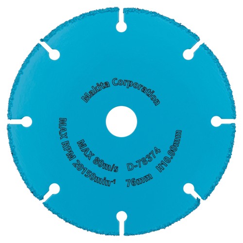 D-78374 Disco de corte PVC 76 x 1,75 mm