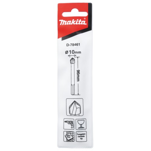 D-78461 Broca para vidrio y baldosas 10 x 96 mm