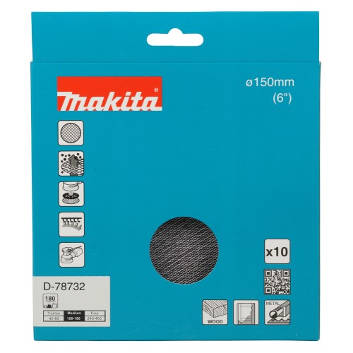 D-78732 Disco Lija, 150 mm, A180, 10u