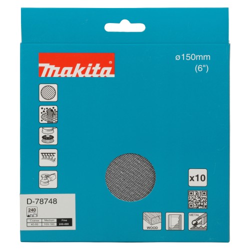 D-78748 Disco lija 150mm A240 10u