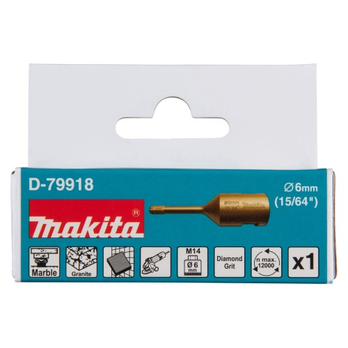D-79918 Broca de diamante amoladora 6 mm