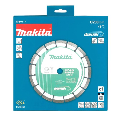 D-80117 Disco de diamante Diamak 230 x 22,23 mm