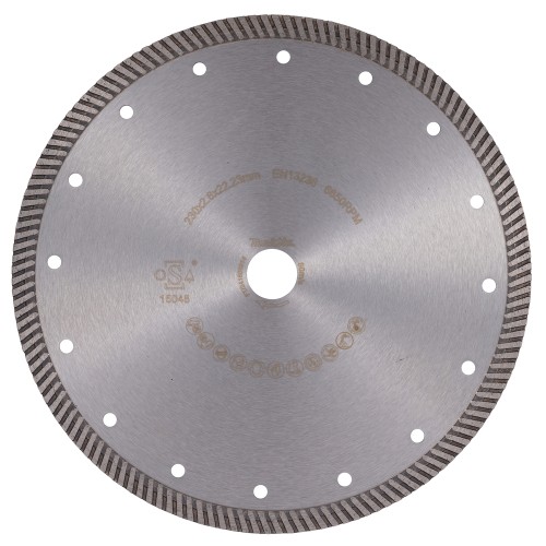 D-80195 Disco de diamante 230 x 22,23 mm, Banda turbo