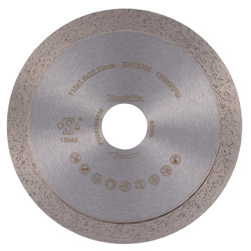 D-80210 Disco de diamante 115 x 22,23 mm, Banda continua