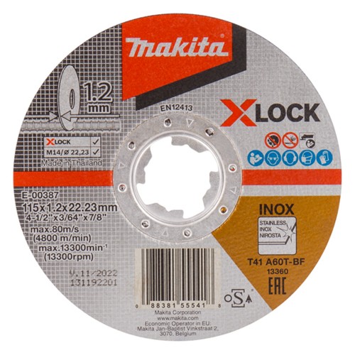 Discos de corte X-Lock