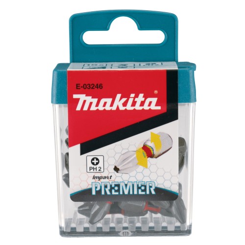 E-03246 Punta torsion premier PH2-25, 15u, 25 mm, 1/4