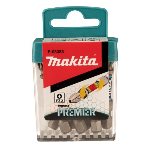 E-03383 Puntas de atornillar con torsión Impact Premier, PZ2,  10u