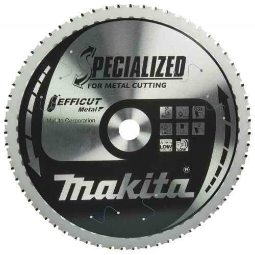 E-12055 Disco sierra circular , Efficut T.C.T, 305 x 25,4 mm, 63T
