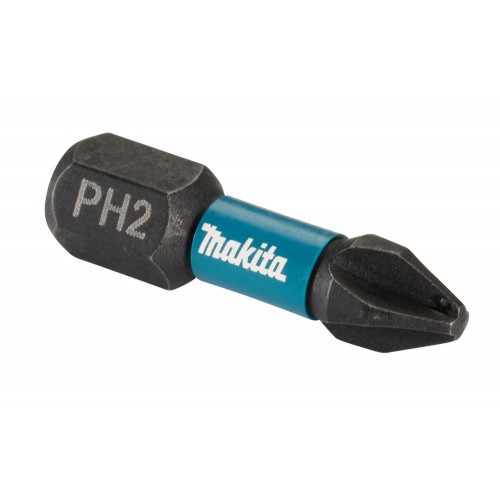 E-12360 Punta Impact Black, PH2, 25 mm, 25 pcs