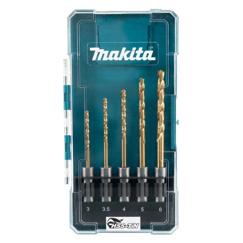 E-15132 Estuche de brocas de metal, HSS-TiN, SDS-PLUS