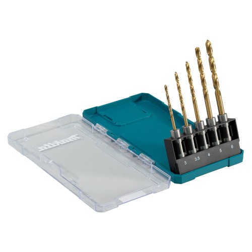 E-15132 Estuche de brocas de metal, HSS-TiN, SDS-PLUS