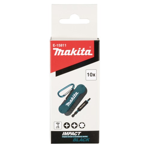 E-15811 Estuche de puntas Impact Black, 10 pcs