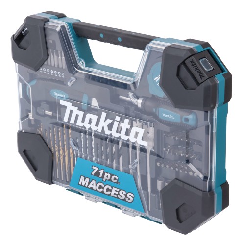 E-22589 Maletín de brocas y puntas para taladro Maccess, 71 uds
