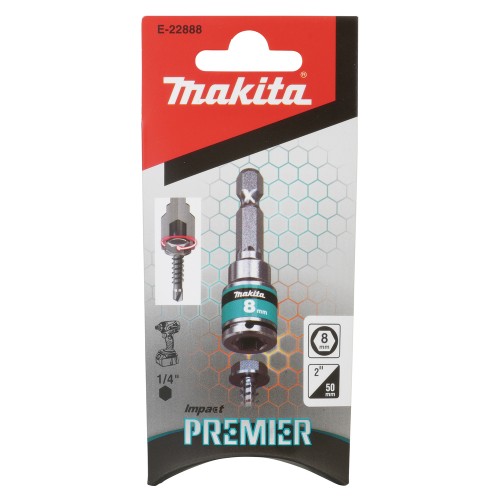 E-22888 Llave vaso Impact Premier , 8 x 50 mm