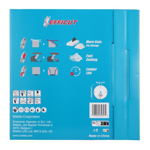 E-24848 Disco de sierra circular, EFFICUT T.C.T, 415 x 25 mm, 35D