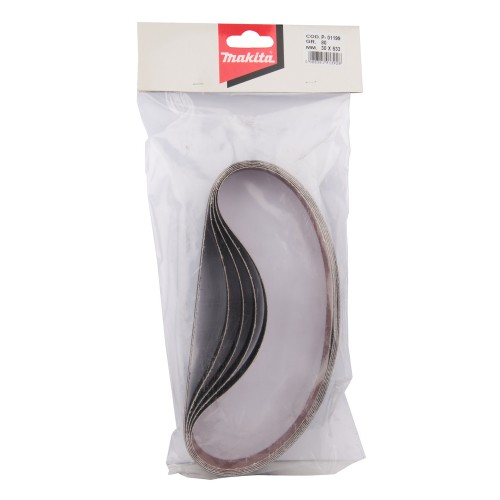 P-01199 Lija de banda 30 x 533 mm, 80G, 5 pcs