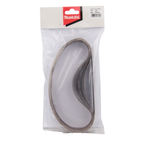 P-01214 Lija de banda 30 x 533 mm, 120G, 5 pcs