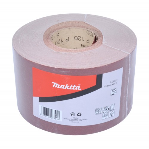 P-38233 Rollo de lija, 120 mm x 50 m, 120G