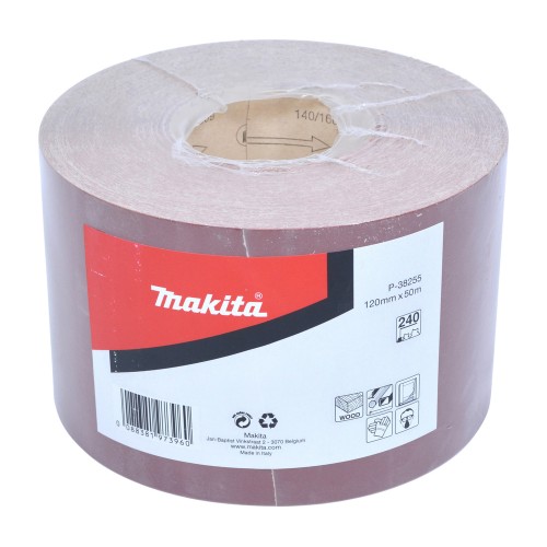 P-38255 Rollo de lija, 120 mm x 50 m, 240G