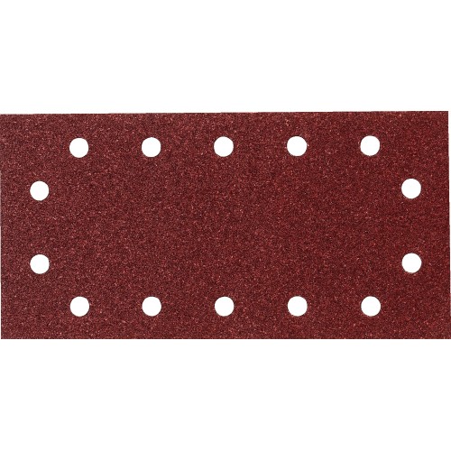 Papel de lija 115 x 229 mm, 14 agujeros