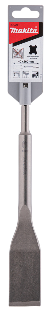 B-14071 Espátula curva SDS-PLUS, 40 x 250 mm