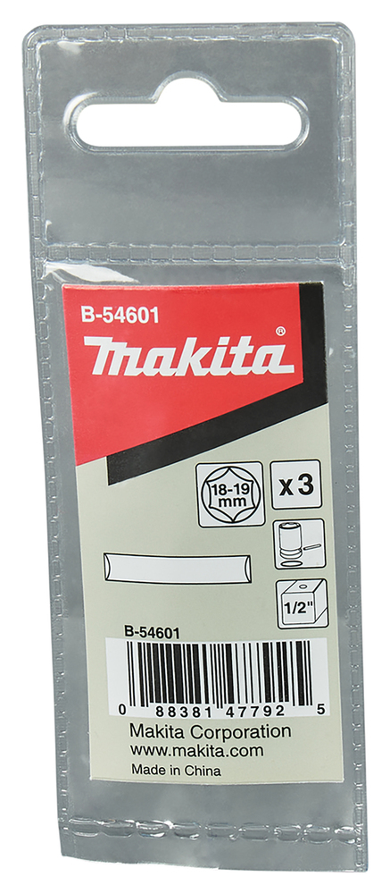 B-54601 Bulon llave, 1/2