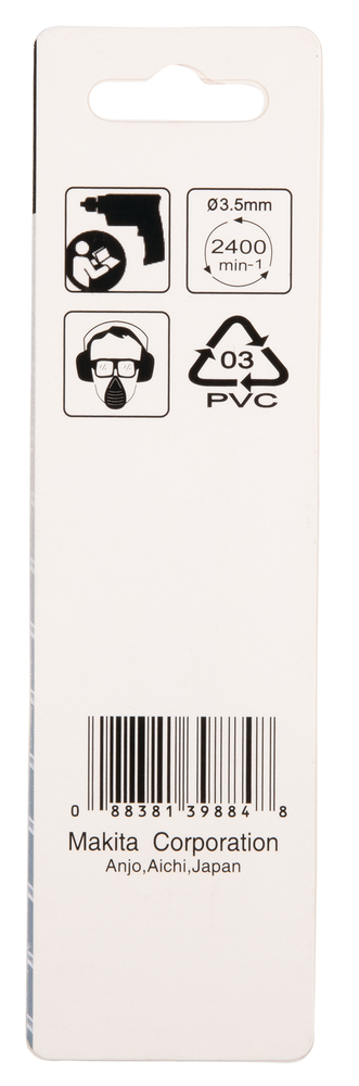 D-38358 Broca de metal HSS-R 3.50 x 70 mm