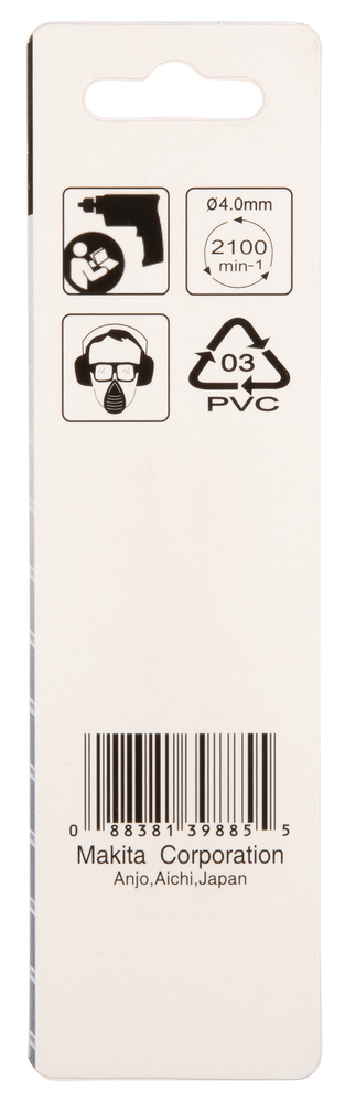 D-38364 Broca de metal HSS-R 4 x 75 mm