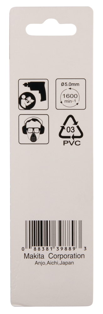 D-38401 Broca de metal HSS-R 5 x 86 mm