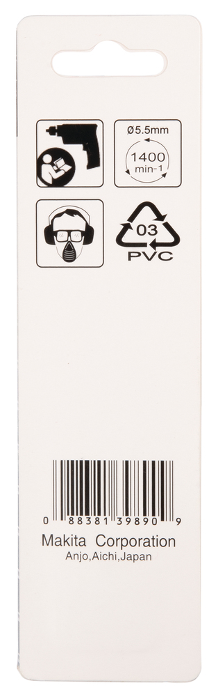 D-38417 Broca para metal, HSS-R, 5,5 x 57 / 93 mm, 1 ud.