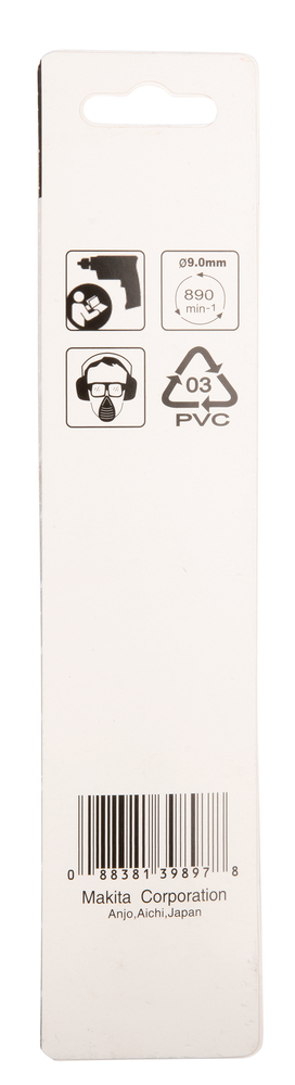 D-38489 Broca para metal, HSS-R, 9,0 x 81 / 125 mm, 1 ud.