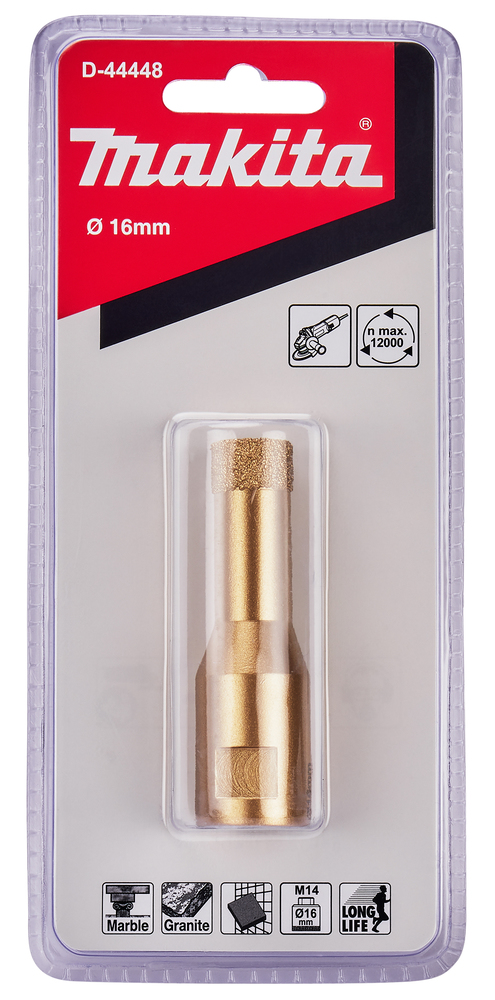 D-44448 Broca de diamante amoladora 16mm