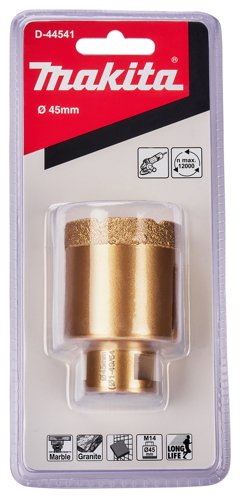 D-44541 Broca de diamante amoladora 45 mm