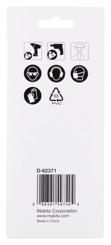 D-62371 Juego de brocas para madera 1/4'', 7 pcs