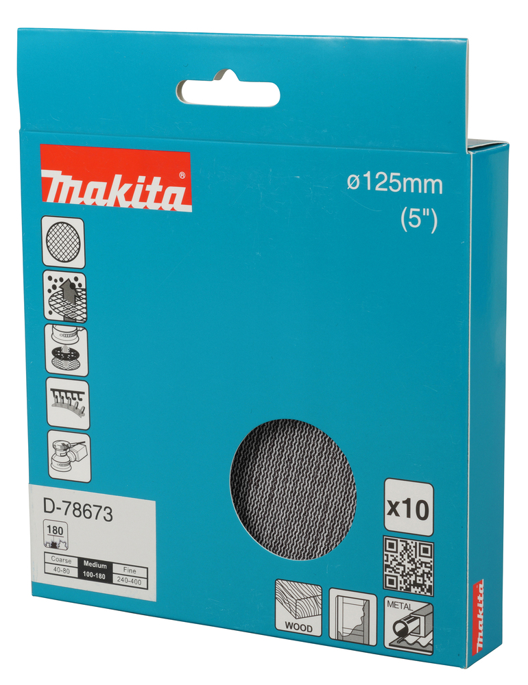 D-78673 Disco de lija, 125 mm, A180