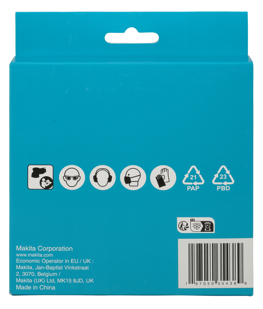 D-78689 Disco de lija, 125 mm, A240